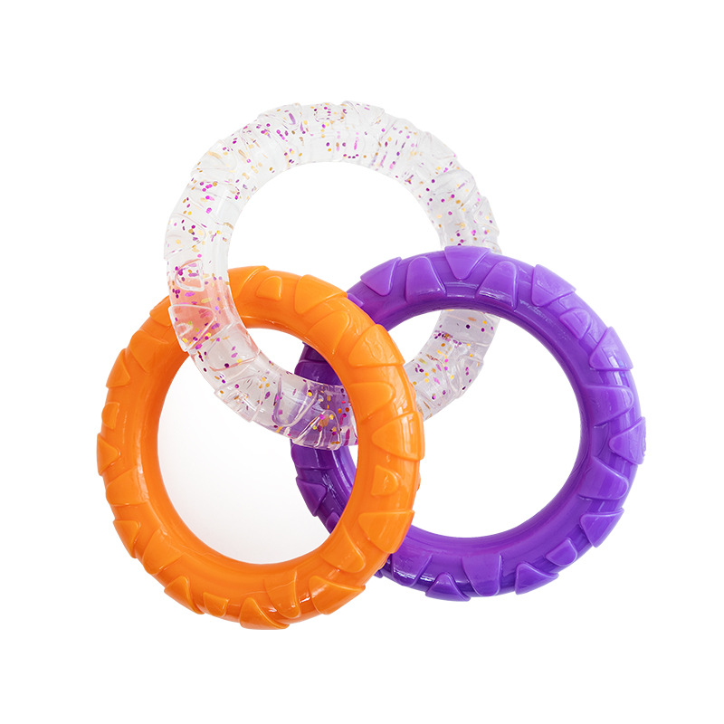 Floating Water Dog Toys Pet Flying Disk Training Ring Interactive Toy