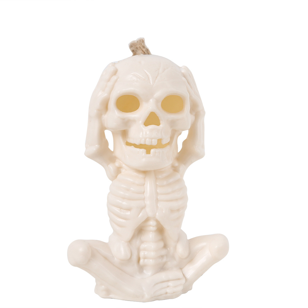 Halloween Skull Light LED Electronic Ghost Head Light Horror