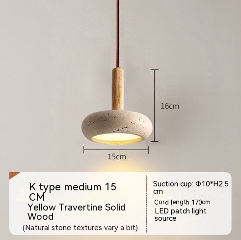 Huangdongshi Small Droplight Nordic Retro Bar Three-head Dining Room