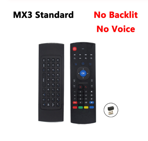 MX3 MX3-L Backlit Air Mouse T3 Smart Voice Remote Control 2.4G RF
