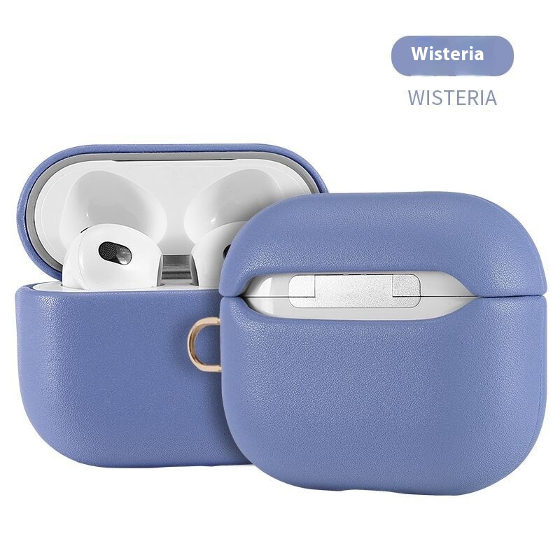 New Light Luxury Cowhide Earphone Sleeves