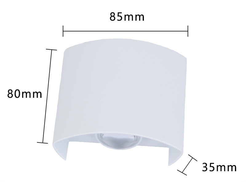 Outdoor Rainproof Led Wall Lamp Outdoor Spotlight Courtyard Bedside
