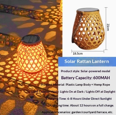 Outdoor Solar Lantern Lights Waterproof High Brightness Hanging