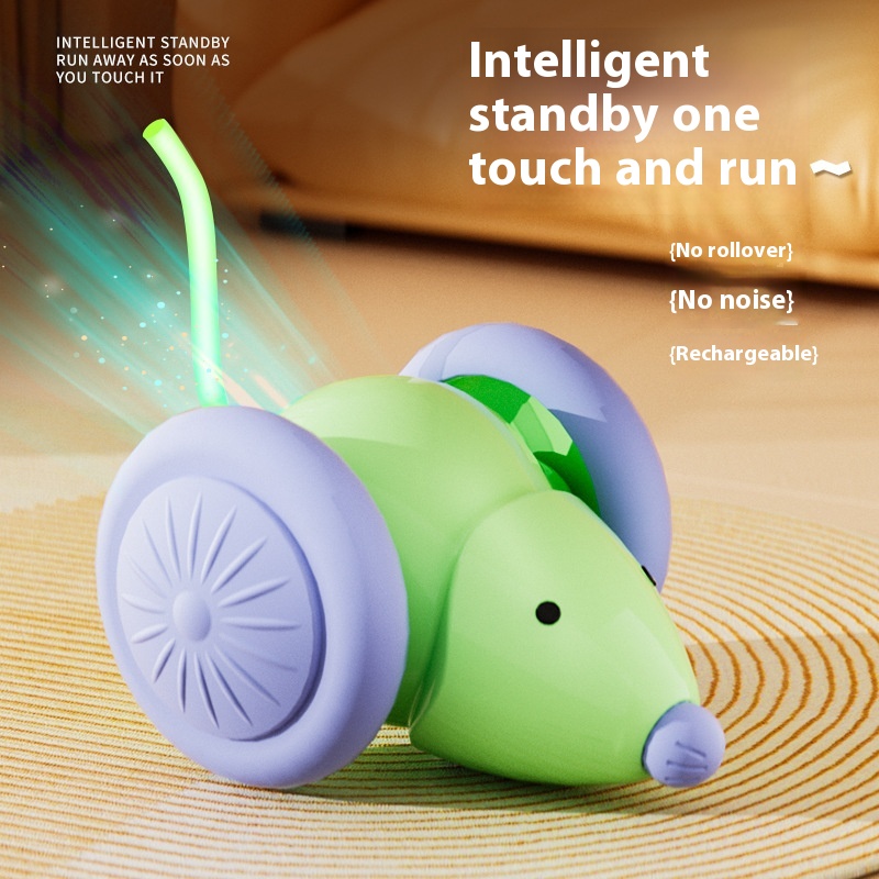 Pet Toys Interactive Cat Toy Electric Mouse Car - Automatic Teaser
