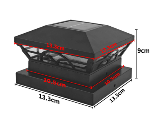 Solar Pillar Lamp Outdoor Waterproof