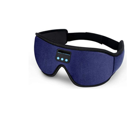 Wireless Bluetooth Stereo Music Eye Mask - Blackout Sleep Mask with