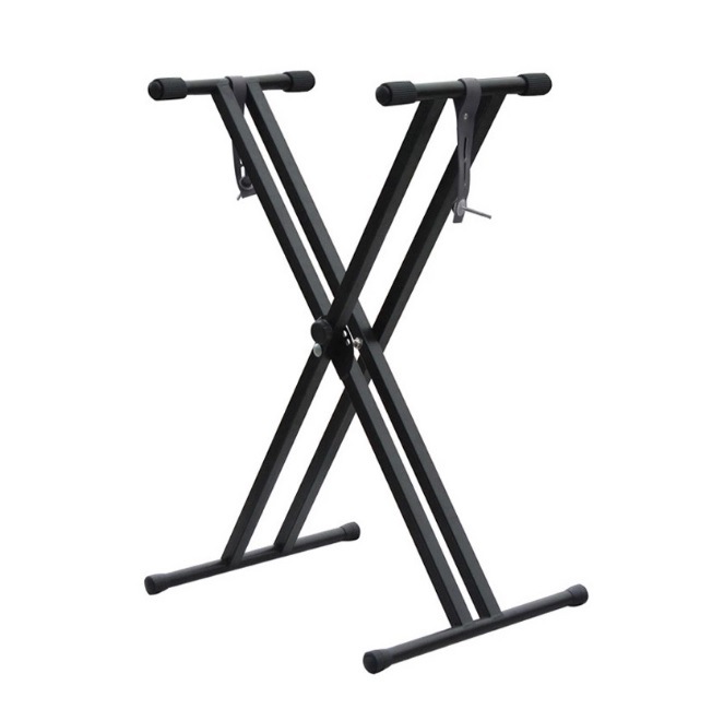 X-type Adjustable Double-tube Electronic Organ Rack Double-tube
